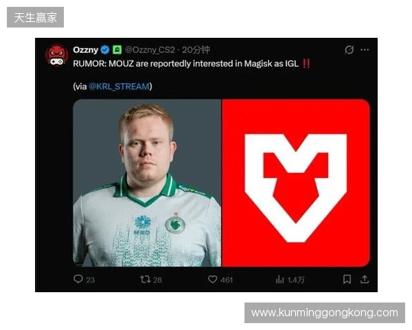 爆料：MOUZ有意引入Magisk出任指挥，Brollan或将下放